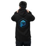 Unisex Eco Hoodie - Pullover <br>[Blue Hexapod & Blue/Black Logo]