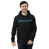 Unisex Eco Hoodie - Pullover <br>[Blue Hexapod & Blue/White Logo]