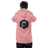 Unisex Eco Hoodie - Pullover <br>[Grey Hexapod & Grey/Black Logo]