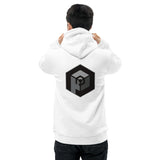 Unisex Eco Hoodie - Pullover <br>[Grey Hexapod & Grey/Black Logo]