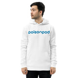 Unisex Eco Hoodie - Pullover <br>[Blue Hexapod & Blue/White Logo]