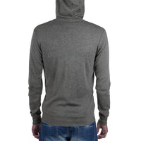 Unisex Hoodie - Zip-Up <br>[Grey/White Logo & Grey Hexapod]