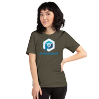 Short-Sleeve Unisex T-Shirt <br>[Blue/White Logo & Blue Hexapod]