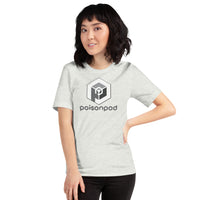 Short-Sleeve Unisex T-Shirt <br>[Grey/White Logo & Grey Hexapod]