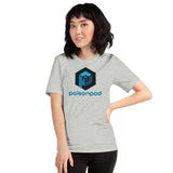 Short-Sleeve Unisex T-Shirt <br>[Blue/Black Logo & Blue Hexapod]