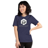 Short-Sleeve Unisex T-Shirt <br>[Grey/White Logo & Grey Hexapod]