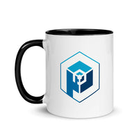 Mug with Colour Inside <br>[Blue/White Logo & Blue Hexapod]