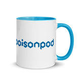 Mug with Colour Inside <br>[Blue/White Logo & Blue Hexapod]