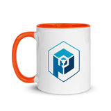 Mug with Colour Inside <br>[Blue/White Logo & Blue Hexapod]