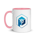 Mug with Colour Inside <br>[Blue/White Logo & Blue Hexapod]