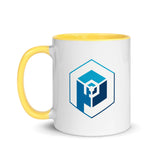 Mug with Colour Inside <br>[Blue/White Logo & Blue Hexapod]