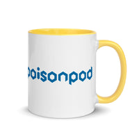 Mug with Colour Inside <br>[Blue/White Logo & Blue Hexapod]